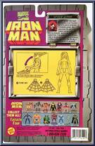Spider-Woman from Iron Man - Series 1 manufactured by Toy Biz [Back]
