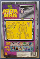 Tony Stark from Iron Man - Series 3 manufactured by Toy Biz [Back]