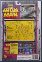 War Machine 2 from Iron Man - Series 4 manufactured by Toy Biz [Back]