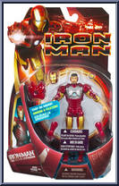 Iron Man (Prototype) from Iron Man - 2008 Movie - Basic Series manufactured by Hasbro [Front]