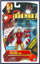 Iron Man (Mark VI) from Iron Man 2 - 2010 Movie - Exclusives manufactured by Hasbro [Front]