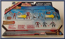 Iron Man (Red Snaper) / Iron Man (Gravity Cloak) from Iron Man 3 - Movie - Assemblers manufactured by Hasbro [Back]
