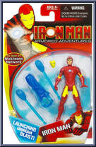 Iron Man from Iron Man - Armored Adventures - Basic Series manufactured by Hasbro [Front]