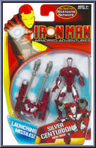 Iron Man (Silver Centurion) from Iron Man - Armored Adventures - Basic Series manufactured by Hasbro [Front]