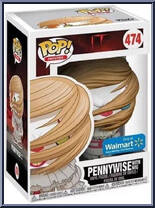 Pennywise (Wig / Blue Eyes) from IT - Pop! Vinyl Figures manufactured by Funko [Front]