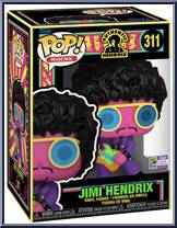 Jimi Hendrix (Blacklight) from Jimi Hendrix - Pop! Vinyl Figures manufactured by Funko [Front]