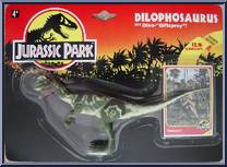 Dilophosaurus from Jurassic Park - Dino-Strike manufactured by Kenner [Front]