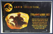 Baby T Rex & 3 Compsognathus Compy from Jurassic Park - Amber Collection - Dinos manufactured by Mattel [Back]