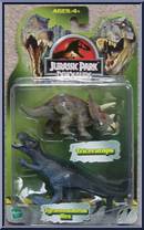 Triceratops (Green) / Tyrannosaurus Rex (Blue) Action Figure