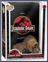 Tyrannosaurus Rex & Velociraptor from Jurassic Park - Pop! Movie Posters manufactured by Funko [Front]