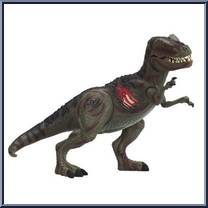 T-Rex from Jurassic Park III - Electronic RE-AK A-TAK manufactured by Hasbro [Loose]