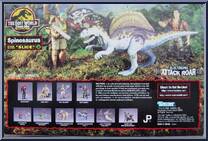 Spinosaurus "Slice" from Jurassic Park - Lost World - Electronic manufactured by Kenner [Back]