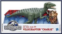 Velociraptor "Charlie" from Jurassic World - Classic manufactured by Hasbro [Front]