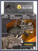 Triceratops from Jurassic World - Hammond Collection - Dinosaurs manufactured by Mattel [Front]