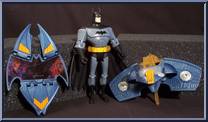 Batman (Blue Armor) from Justice League - Mission Vision manufactured by Mattel [Loose]
