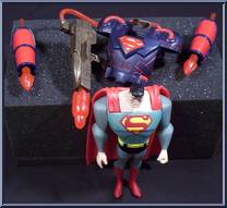 Superman from Justice League - Mega Armor manufactured by Mattel [Loose]