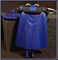 Superman (Black / Blue) from Justice League - Mission Vision manufactured by Mattel [Loose]
