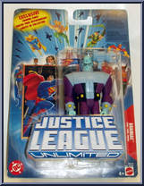 Brainiac from Justice League Unlimited - Blue Cards manufactured by Mattel [Front]
