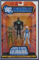 Fire / Green Lantern / Ice from Justice League Unlimited - 3-Packs - DC Universe manufactured by Mattel [Front]