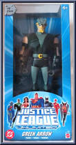 Green Arrow from Justice League Unlimited - 10" Scale - Blue Box manufactured by Mattel [Front]