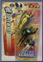 Green Lantern / Hawkgirl / The Ray from Justice League Unlimited - 3-Packs - DC Super Heroes - Orange Cards manufactured by Mattel [Front]