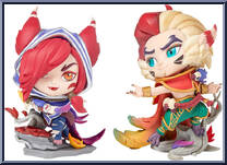 Xayah / Rakan Action Figure