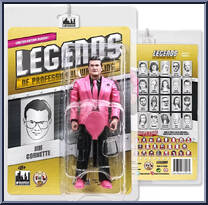 Jim Cornette (Pink Jacket) from Legends of Professional Wrestling - Yellow Cards manufactured by Figures Toy Company [Front]