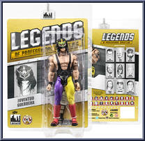 Juventud Guerrera from Legends of Professional Wrestling - Yellow Cards manufactured by Figures Toy Company [Front]
