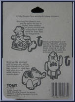 Clown from Lil' Big Toppers - Wind-Ups manufactured by Tomy [Back]