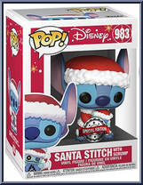 Santa Stitch from Lilo & Stitch - Pop! Vinyl Figures manufactured by Funko [Front]
