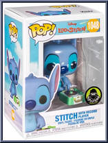 Stitch (with Record Player) from Lilo & Stitch - Pop! Vinyl Figures manufactured by Funko [Front]