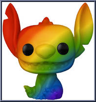Stitch (Smiling) (Rainbow) Action Figure