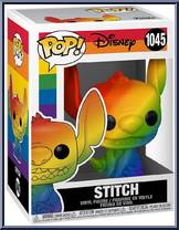 Stitch (Smiling) (Rainbow) from Lilo & Stitch - Pop! Vinyl Figures manufactured by Funko [Front]