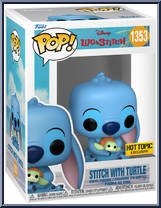 Stitch (with Turtle) from Lilo & Stitch - Pop! Vinyl Figures manufactured by Funko [Front]