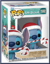 Stitch with Candy Cane from Lilo & Stitch - Pop! Albums manufactured by Funko [Front]