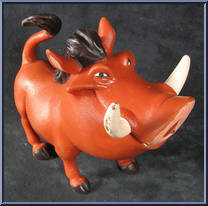 Pumbaa from Lion King - Collectible Figures manufactured by Mattel [Loose]