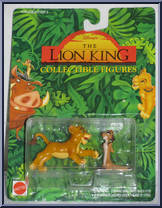 Young Simba / Timon from Lion King - Collectible Figures manufactured by Mattel [Front]