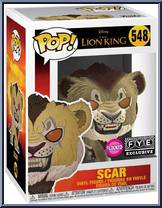 Scar (Live Action) (Flocked) from Lion King - Pop! Vinyl Figures manufactured by Funko [Front]