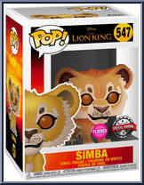 Simba (Live Action) (Flocked) from Lion King - Pop! Vinyl Figures manufactured by Funko [Front]