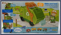 Recycling Truck from Little People - Basic Series manufactured by Fisher-Price [Back]
