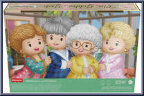 Golden Girls (Late Night Cheesecake) from Little People Collector - Golden Girls manufactured by Fisher-Price [Back]