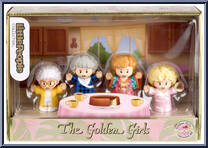 Golden Girls (Late Night Cheesecake) from Little People Collector - Golden Girls manufactured by Fisher-Price [Front]