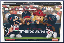 Houston Texans from Little People Collector - NFL manufactured by Fisher-Price [Back]