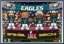 Philadelphia Eagles (Super Bowl LIX) from Little People Collector - NFL manufactured by Fisher-Price [Back]