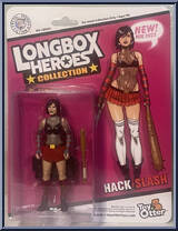 Cassie Hack (Hack/Slash) from Longbox Heroes - Basic Series manufactured by Fresh Monkey Fiction [Front]