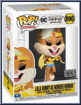 Lola Bunny as Wonder Woman from Looney Tunes - Pop! Vinyl Figures manufactured by Funko [Front]