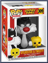 Sylvester & Tweety from Looney Tunes - Pop! Vinyl Figures manufactured by Funko [Front]