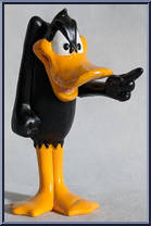 Daffy Duck from Looney Tunes - Figurines manufactured by Tyco [Loose]