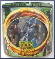 Frodo & Samwise Gamgee from Lord of the Rings - Fellowship of the Ring - Multi-Packs manufactured by Toy Biz [Front]
