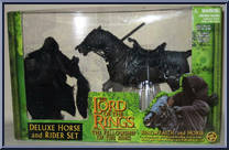 Ringwraith and Horse from Lord of the Rings - Fellowship of the Ring - Deluxe Horse & Riders manufactured by Toy Biz [Front]